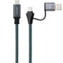 Nanocable Cable USB 3.2 Gen2x2 100W 20Gbps 2m Gris/Negro